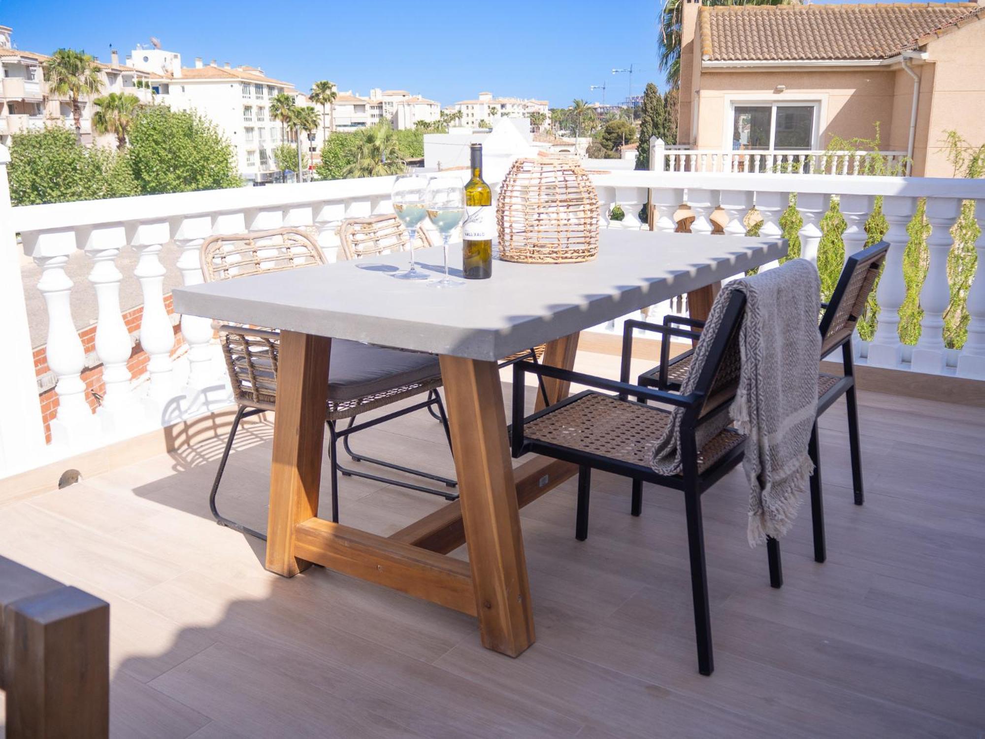 Casa Naru Albir, Duplex Appartement Met Ruim Terras En Buitenkeuken El Albir Exteriör bild
